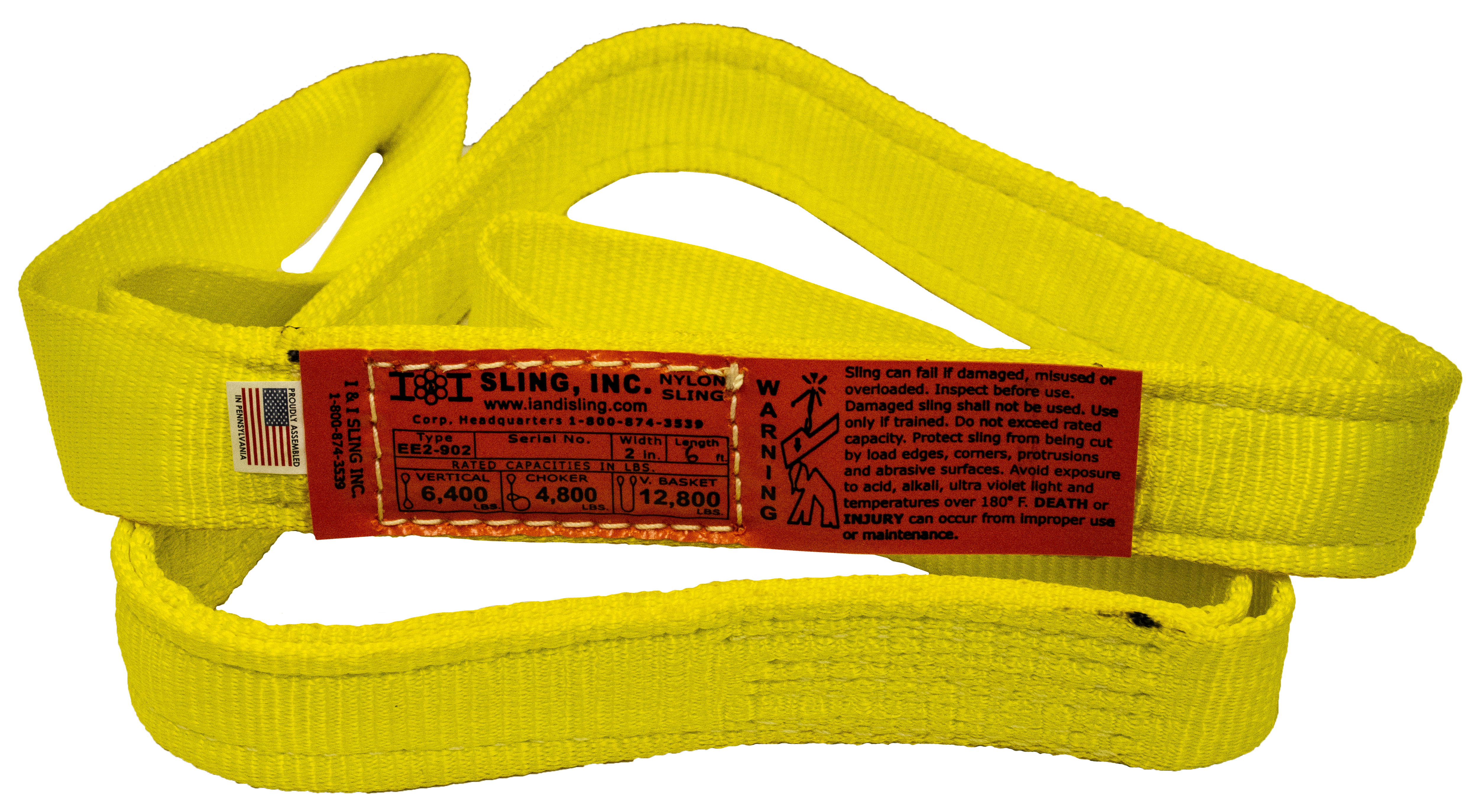 EE1-903x4FT Polyester Lifting Sling 